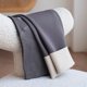 thumbnail image 4 of Gibobby Mujeres Tallas grandes Terciopelo Engrosamiento Ropa de maternidad Pantalones de vientre Noveno pantalones Pantalones de cuero de falso Leggings embarazadas (Gris, M), 4 of 5