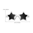 thumbnail image 7 of Gongc Fun Party Eyeglasses 2 Pairs Star Sunglasses Retro Style Novelty Glasses, 7 of 7
