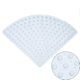 thumbnail image 3 of Bath Mats Rugs Corner Bath Shower Mat Non Slip Quadrant Sector Anti-bacterial 54x54cm, 3 of 5