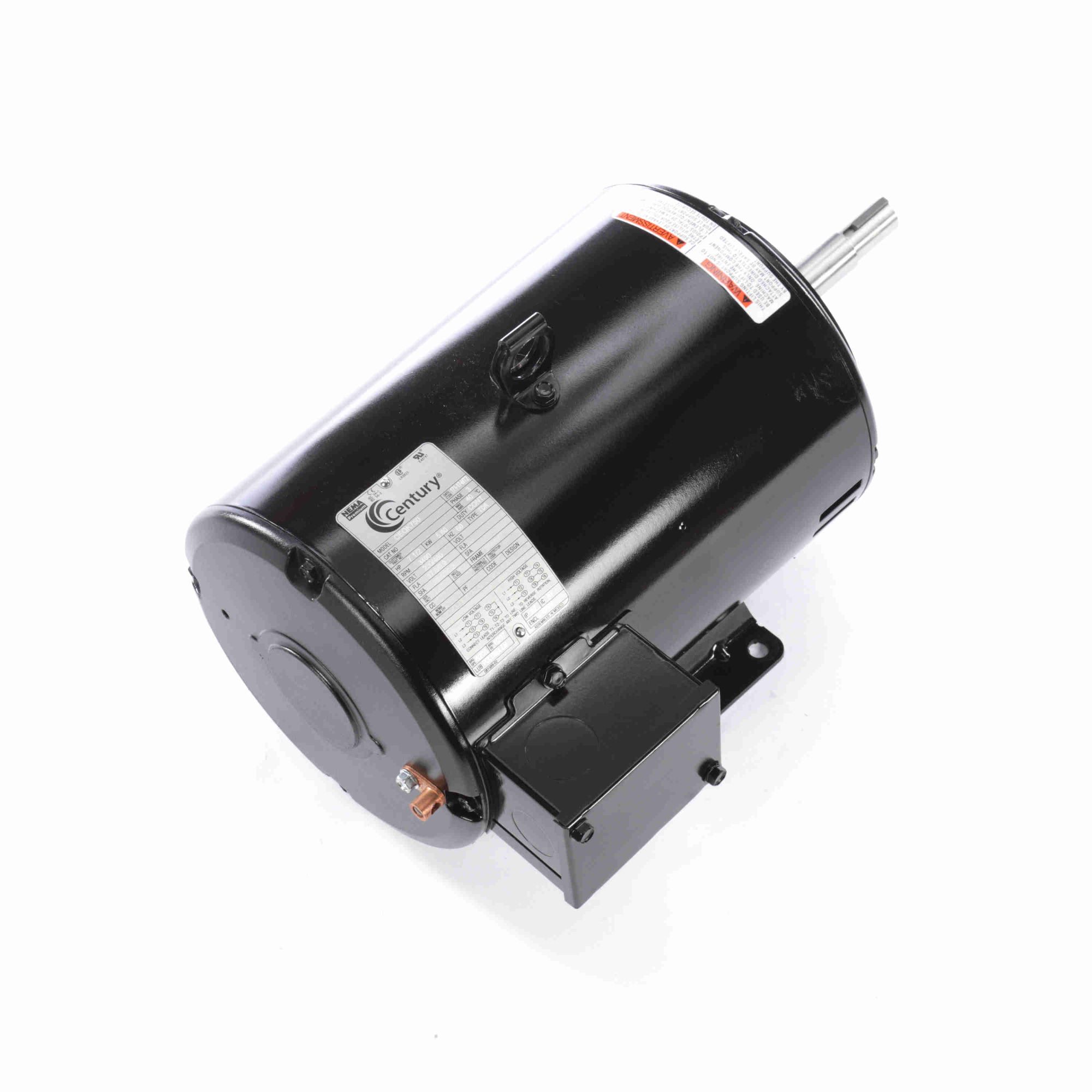 7.5 HP 3 Phase Double Shielded Ball Bearing Horizontal Pool Pump Motor