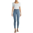 thumbnail image 5 of No Boundaries Juniors High Rise Skinny Jeans, Sizes 1-21, 5 of 7
