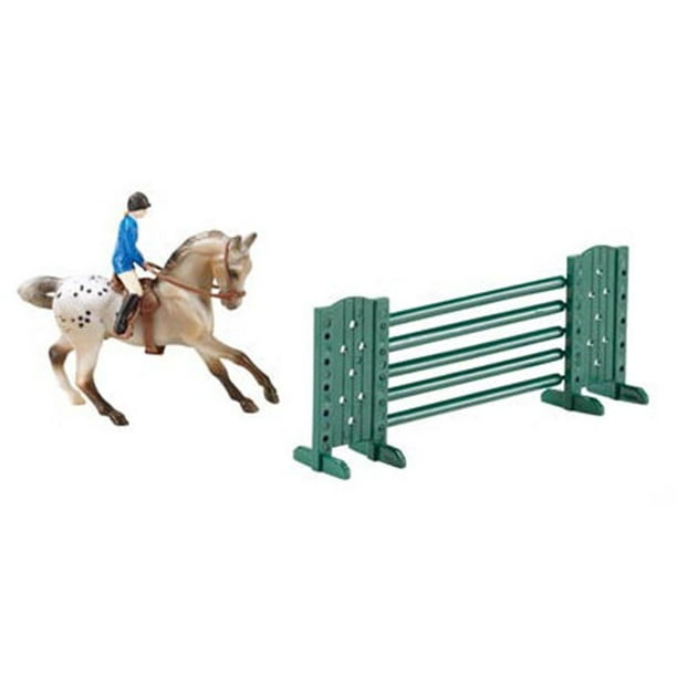 Breyer Horses Stablemates English Horse & Rider Set Appaloosa 6203