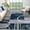 Navy Blue, variant on FairOnly 8'x10' Brown Area Rugs for Living Room Geometric Circle Print Washable Soft Rugs Geometric Non Shedding Indoor Floor Carpet