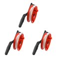 thumbnail image 1 of heritaly 100M Flying Kite Line Ballbearing Plastic Winder Exquisite Crafted Round-shape Handheld White String Outdoor 11CM 3Set, 1 of 6