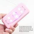 thumbnail image 3 of Mini Mouse Shape Nail Dryer, Quick Drying LED, USB Charging, Compact Portable Nail Lamp, Gel Polish Light for Nail Salon, Home Travel,  Construction with Versatile Use, 3 of 7
