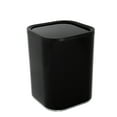 thumbnail image 3 of Bath Bliss 2.1 Gallon Acrylic Bathroom Trash Can in Black, 3 of 7