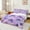 Purple, variant on Manfei Purple White Butterfly Twin Sheet Sets 3pcs for Girls, Animal Theme Twin Fitted Sheet, Cartoon Wildlife Flat Sheet, Super Cozy Room Decor
