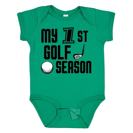 

Inktastic My 1st Golf Season Gift Baby Boy Bodysuit