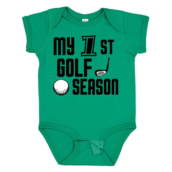 Inktastic My 1st Golf Season Boys Baby Bodysuit