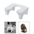 thumbnail image 6 of Squatting Toilet Stool Chairs , Widen Panel Portable Stable Strong Bearing Capacity Moveable Non Slip Potty Chairs for Bathroom Hotel School , Kids Use White, 6 of 9