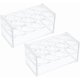 thumbnail image 1 of 2 soportes para tubos de ensayo de acrílico transparente con 8 orificios de 5,9 x 3 x 2,9 pulgadas, soportes para tubos de centrífuga, soporte de exhibición de laboratorio., 1 of 6