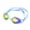 Blue/Multi Mirrored, variant on Adoretex Circuit Rainbow Mirrored Swim Goggles(GN7407RM) - Aqua