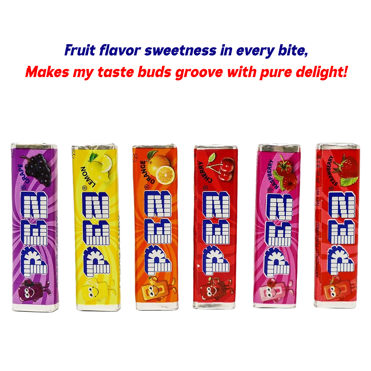 Assorted Candy Refill Pez Variety Pack | Bulk 3 Pound Bag | Fruit Flavor Mix