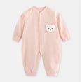 thumbnail image 2 of Coerni Toddler Baby Long Sleeve Onesie Cute Clothes Bodysuit Boys Girls Warm Down Windproof Overalls Boys Cotton Footless Jumpsuit, 2 of 8