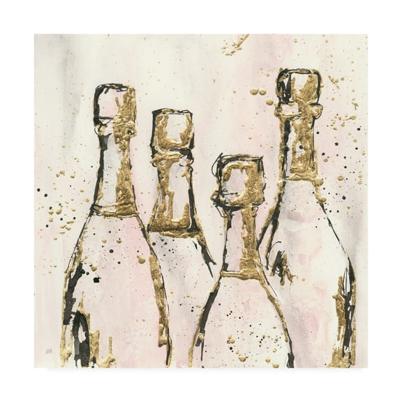 Trademark Fine Art 'Champagne is Grand I' Canvas Art by Chris Paschke