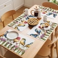 thumbnail image 5 of Spring Bird Placemats Set of 12, Vintage Flower Fence Watercolor Non-Slip Place Mats Washable Table Mats for Kitchen Dining Table Decorations Indoor/Outdoor, 5 of 9