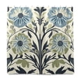 thumbnail image 2 of Yayeee Shower Curtain with Hooks 72"x72" Waterproof Fabric Bathroom Hanging Decor, Blue Floral Pattern, 2 of 5
