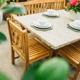 thumbnail image 4 of Ash & Ember Luna Grade A Teak Dining Chair, Weather Resistant Patio Dining Chair, 4 of 6