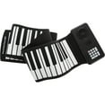 thumbnail image 1 of RUNROTOO 1Pcs Folding Electric Piano Black Silicone Built In Speaker For Travel And Home Use, 1 of 8