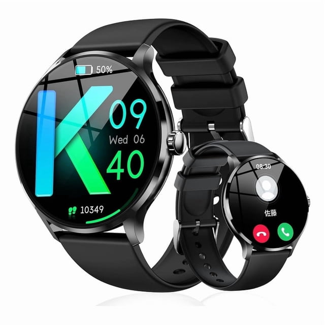 Pulsera inteligente QS80 con asistente de voz para llamadas a prueba de agua