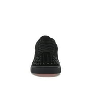 Christian Louboutin Mens Louis Junior Spikes Veau Velours Sneaker Black Shoes, from StockX