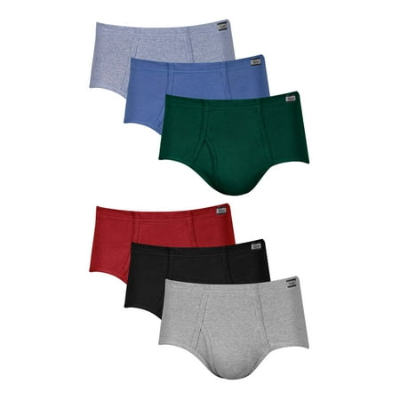 UPC 194164580017 product image for Hanes Men s Value Pack Covered Waistband Dyed Briefs  6 Pack | upcitemdb.com