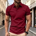 thumbnail image 5 of Polo Shirts for Men Short Sleeve Slim Fit Tshirts Performance Wicking Work Golf Shirt, 5 of 9
