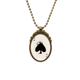 thumbnail image 1 of Collar colgante de cartas Spade Unbranded bronce antiguo, 1 of 3