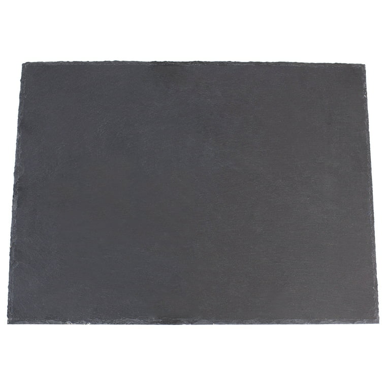 Home Basics 12x 16 Slate Cutting Board, Black, TABLETOP