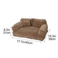thumbnail image 2 of Pet Bed Washable Cushion, Cozy Elevated Sofa for Cats Small Dogs, Soft Cotton Cover Removable, Non Slip Base Indoor Living Room Bedroom Balcony Use, 2 of 6