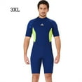 thumbnail image 2 of DIVE SAIL Traje de buceo 3MM Pantalones cortos de manga corta resistentes al desgaste Traje de neopreno Servicio prolongado Sensación de cuerpo fresco Accesorio de surf azul marino masculino 3XL Scienceny OD019360-24, 2 of 7