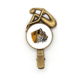 thumbnail image 1 of Cabeza de tigre cerca de King animal salvaje Broche broche broche broche Metal retro, 1 of 3