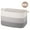 Gray-one, variant on CHERISHGARD 50L Large Cotton Rope Basket,Storage Basket for Organizing ，Rectangle Woven Baskets for Storage
