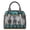 Blue and Gray-Aztec Southwest Horse, variant on Aztec Southwest Purses and Handbags for Women, Horse Printed Crossbody Handbag Hobo Bag Waterprooof Satchel Top Handle Handbag Top Handle Handbag for Shopping