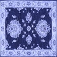 thumbnail image 1 of Ahgly Company Indoor Square Persian Blue Traditional Area Rugs, 8' Square, 1 of 4