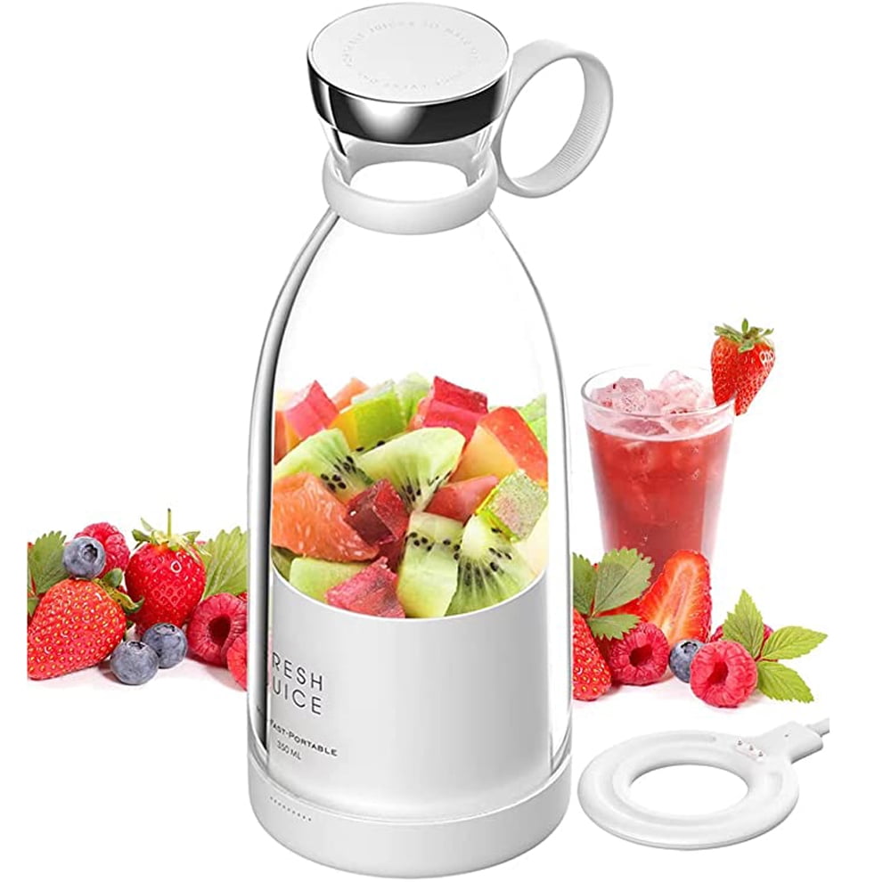 1pc 500ml Freshly Squeezed Fruit & Vegetable Portable Blender With Handheld  Juice Cup, 4000mah Rechargeable Personal Sized Blender With 304 Stainless  Steel 6-leaf Blade, Suitable For Smoothie