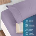 thumbnail image 5 of Juego de sábanas dobles Utopia Bedding de microfibra cepillada color lavanda, 5 of 5