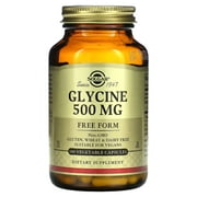 Glycine, 500 mg, 100 Vegetable Capsules, Solgar