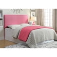thumbnail image 2 of Kingfisher Lane Contemporary Faux Leather Full Queen Panel Headboard in Pink, 2 of 4