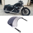 thumbnail image 3 of Hilitand Retro Front Windshield,Motorcycle Windscreen Guard,Universal Retro Round Headlamp Fairing Front Windshield For 5-7in Headlights, 3 of 8