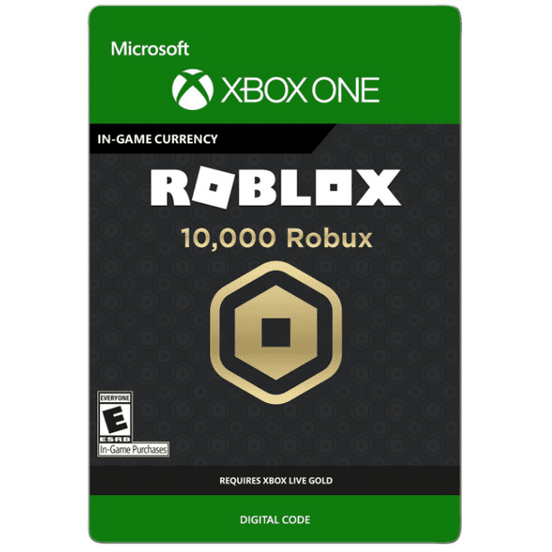 Roblox 10 000 Robux Id Xbox Xbox Digital Download Walmart Com Walmart Com - roblox camera gear id