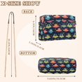 thumbnail image 4 of FORMRS Women Crossbody Purse with Chain Strap Vegan Leather Shoulder Handbag, Cartoon Space Cat, 4 of 7