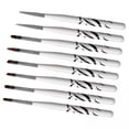 thumbnail image 1 of Set de 10 Pinceles para Unas de Gel Sunnimix Herramienta Esencial para Manicura Profesional Blanco 3 piezas, 1 of 6