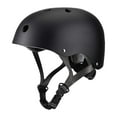thumbnail image 3 of Casco de patineta Casco de bicicleta Versátil Mujeres Hombres Ajustable Almohadilla interior extraíble Negro M, 3 of 9