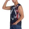 thumbnail image 3 of Haiem Men's Bulldog with Forest Flag Print Tank Tops Summer Sleeveless Cut Off Workout T-Shirts Fitness Vest Athletic Undershirts-XX-Large, 3 of 8
