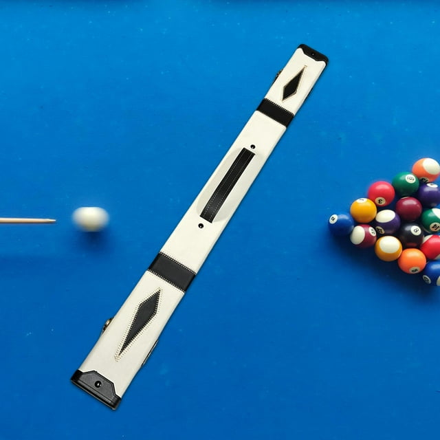Ethern Pool Billiard Pole Bag Holds 1 Complete 1/2 Rod Billiards Accessories Protector White