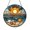 Acrylic 3.5 Inch, variant on Stained Glass Sea Shell Suncatcher, Ocean Sunrise Coastal Landscape Window Hanging, Beach Inspired Wave Sun Catcher Decorative Window Art