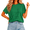 1-green, variant on Women's Minimal Thin Line Cross Vintage Serif Easter Faith Graphic Short Sleeve T-Shirt Relaxed Fit Religious Tees