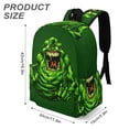 thumbnail image 3 of Ghostbusters Green Adjustable Laptop Backpack Daypack Satchel Bookbag Half Printed Rucksack Travel Bag, 3 of 8