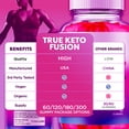 thumbnail image 4 of True Keto Fusion Maximum Strength ACV Gummies Advanced Apple Cider Vinegar Supplement 1000MG Formula 120 Gummies, 4 of 8